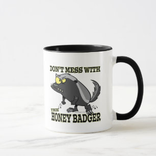 TASSE NE MÈNE PAS AVEC LE BADGER DU MIEL