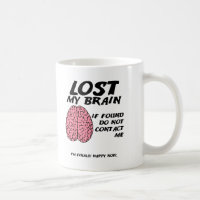 Tasse Ne Trouve Pas Le Cerveau Drôle