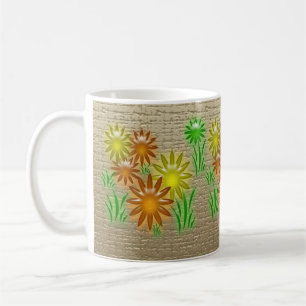 Tasse - Neon-Blume