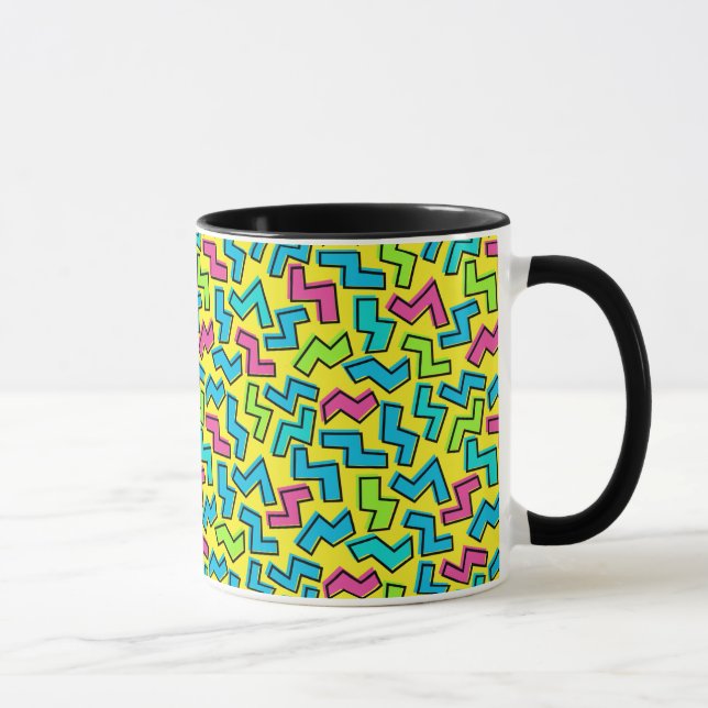 Tasse Neon Motif des années 80/90 (Droite)