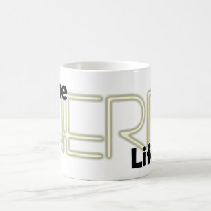 Tasse nerd de Coffe de la vie