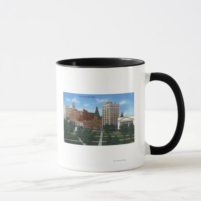 Tasse New Haven, CTView de l'autre côté du Green (Droite)
