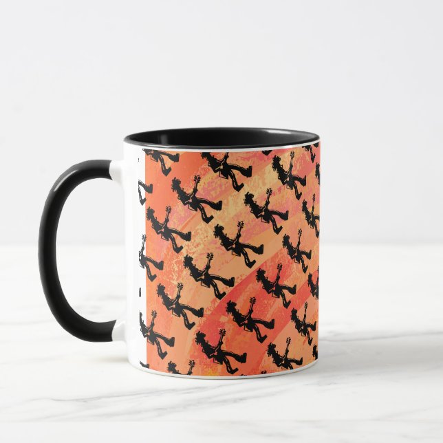 Tasse New York Boogie Nights Guitare Orange (Gauche)
