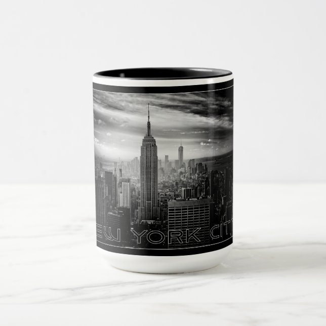 Tasse NEW YORK CITY, nom personnalisé muet (Centre)