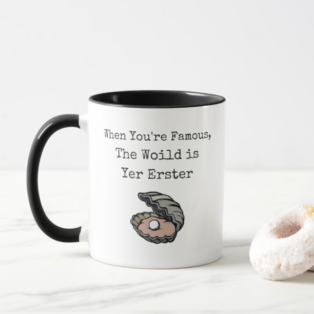 Tasse Newsies YER Erster (Mit Donut)