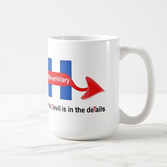 Tasse nie Hillary Devil Details (Rechts)