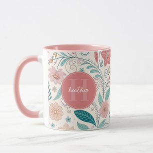 Tasse niedlicher Whimsischer Blume