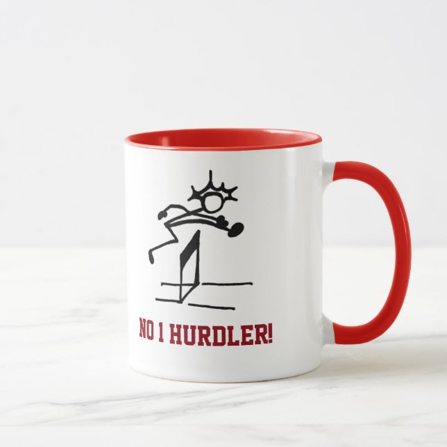 Tasse No 1 Hurdler Red (Droite)