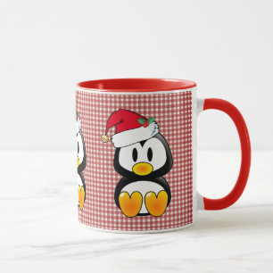 Tasse Noël Baby Tux Santa Hat