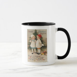 Tasse Noël chaleureux GreetingKids par un arbre