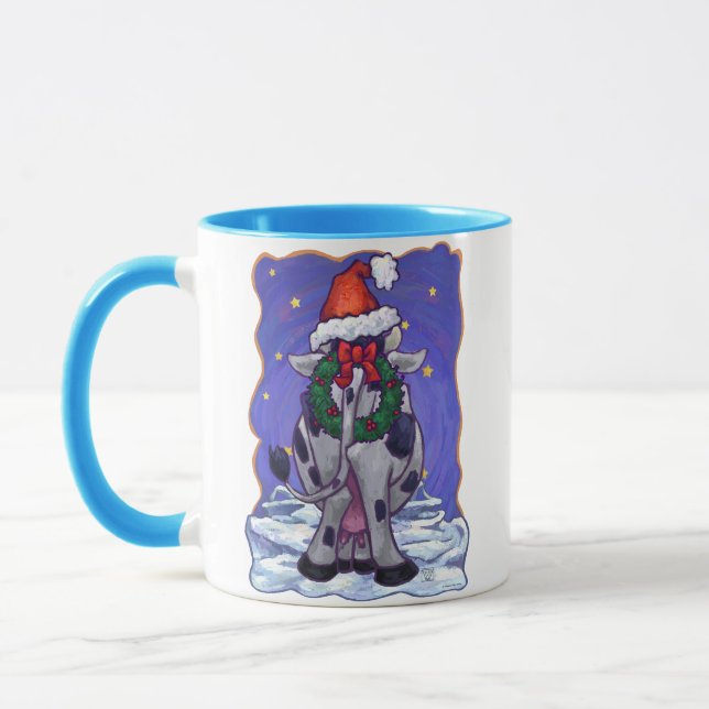 Tasse Noël de vache (Gauche)