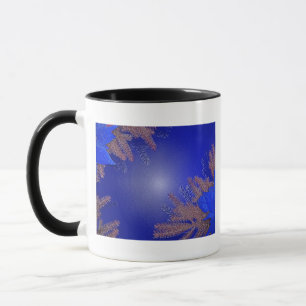Tasse Noël Poinsettia Noir Et Gris I