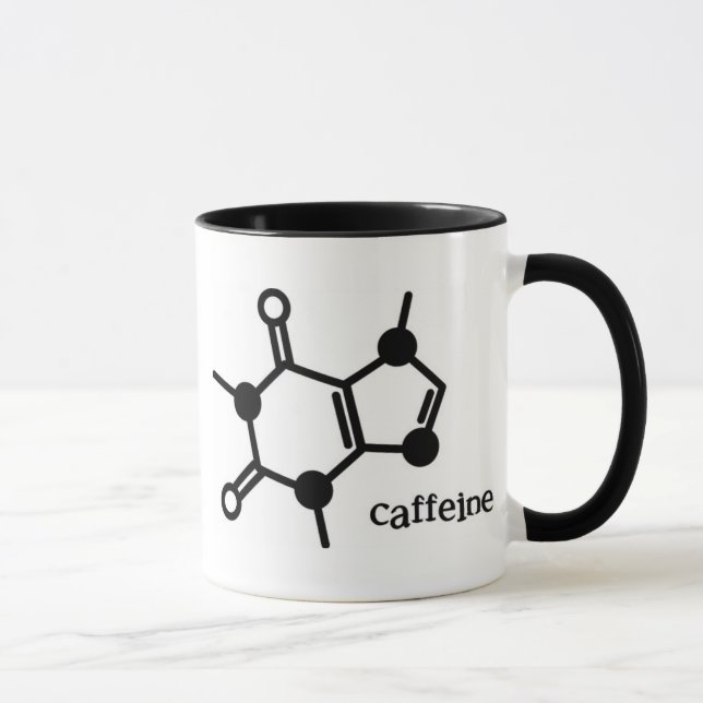Tasse noir de caféine (Droite)