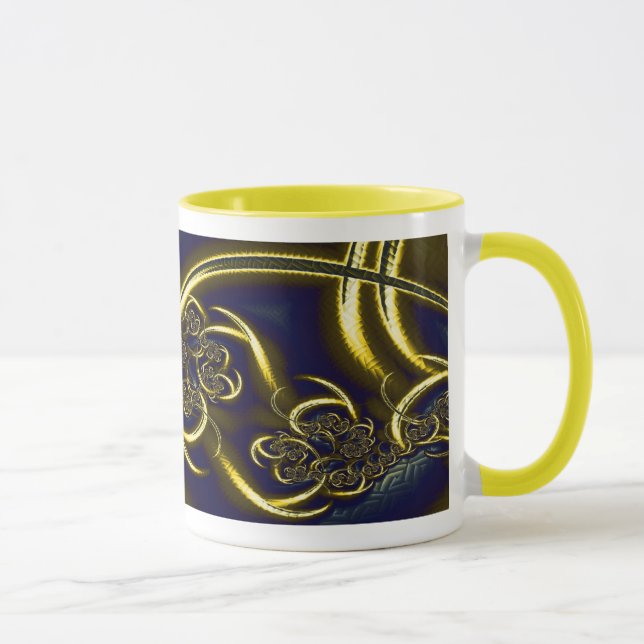 Tasse Noir Et Or (Droite)