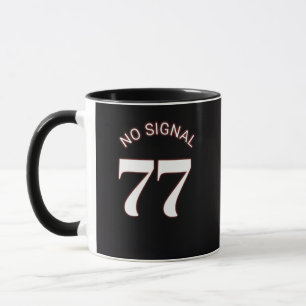 Tasse noire 77 sans signal