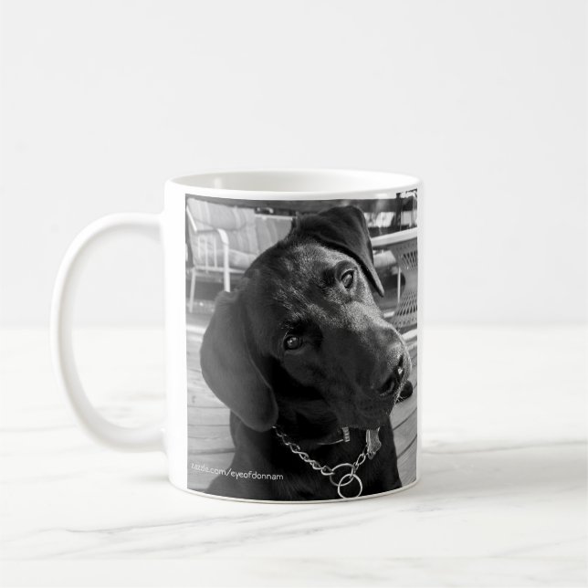 Tasse noire de Labrador (Gauche)