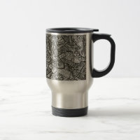 Tasse noire de voyage