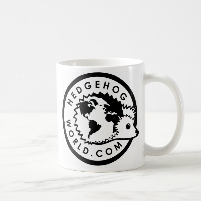 tasse noire et blanche de logo (Droite)