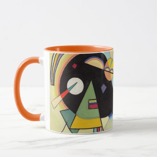 Tasse noire et violette de Kandinsky - d'art (Gauche)