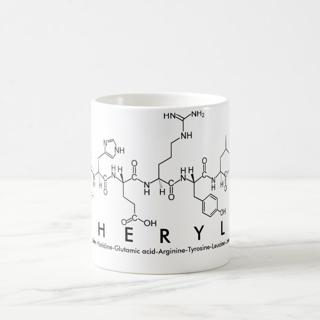 Tasse nom du peptide Cheryll (Centre)