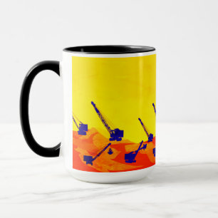 TASSE NORTHWEST ENGINEERING CRANE AND SHOVEL VINTAGE ART