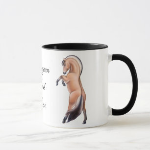 Tasse norvégienne personnalisable de cheval de