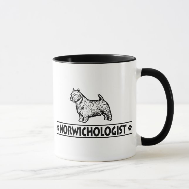 Tasse Norwich Terrier humoristique (Droite)