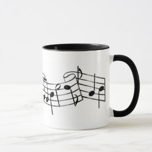 Tasse notes 1 de musique