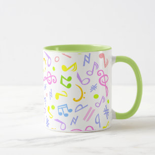 Tasse notes de musique