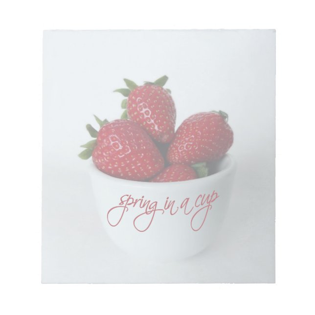 Tasse Notizblock (Vorderseite)