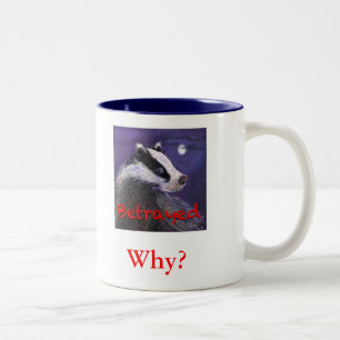 Tasse - n'oubliez jamais l'abattage de blaireau