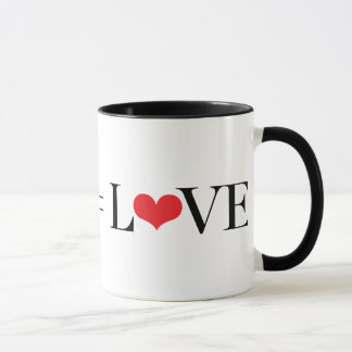 Tasse Nourriture = amour