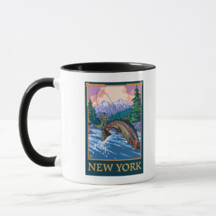 Tasse Nouvelle scène de pêcheur de YorkAngler