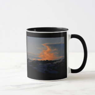 Tasse Nuage de neige sur Newtown, Powys