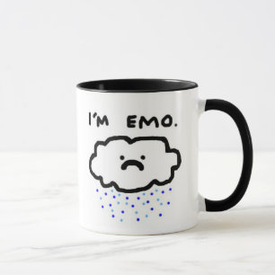 Tasse nuage d'emo