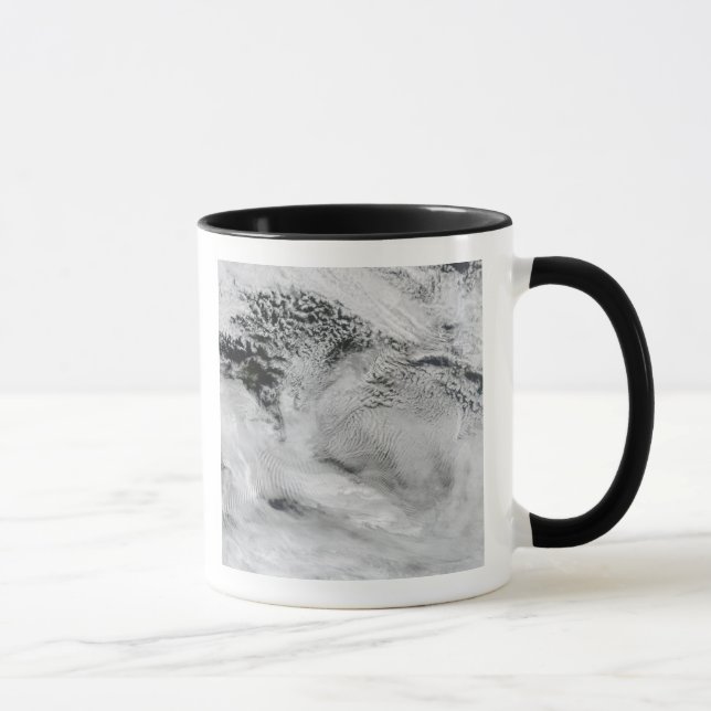 Tasse Nuages ondulés en forme de navire (Droite)