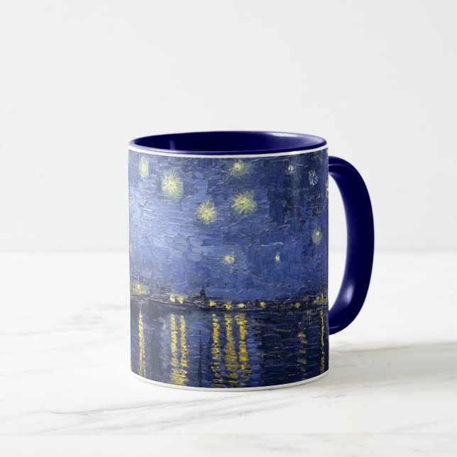 Tasse Nuit étoilée par van Gogh (Devant droit)