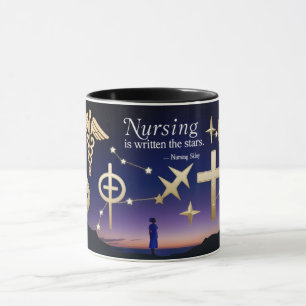 Tasse Nuit Étoilée pour Infirmières : Un Cadeau po