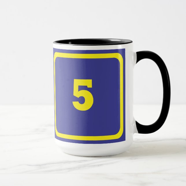 Tasse Numéro 5 (Droite)