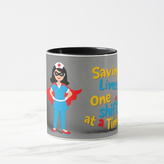 Tasse "Nurse Superhero" zu einem Sonderpreis (Zentrum)