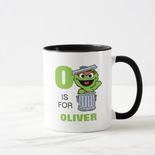 Tasse O est pour Oscar le Groupe Ajouter Votre Nom