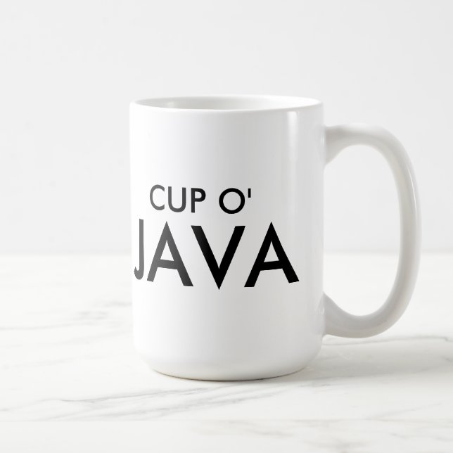 Tasse O JAVA (Droite)