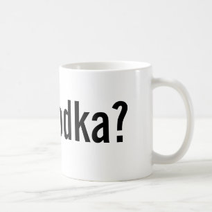 Tasse obtenue de vodka