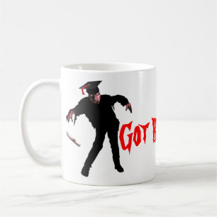 Tasse obtenue de zombi de cerveaux
