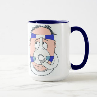 Tasse obtenue d'utilisateur du sommeil CPAP