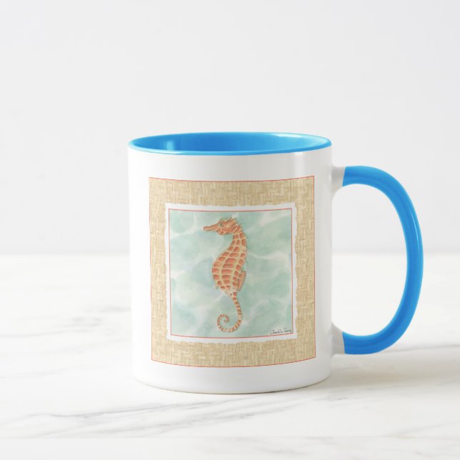 Tasse Ocean Orange Seahorse (Droite)