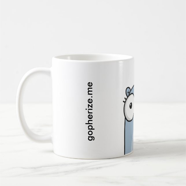 Tasse officielle de Gopherize.me (Gauche)