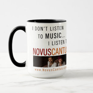 Tasse officielle de Novus Cantus (grands 15oz !)