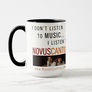 Tasse officielle de Novus Cantus (grands 15oz !)