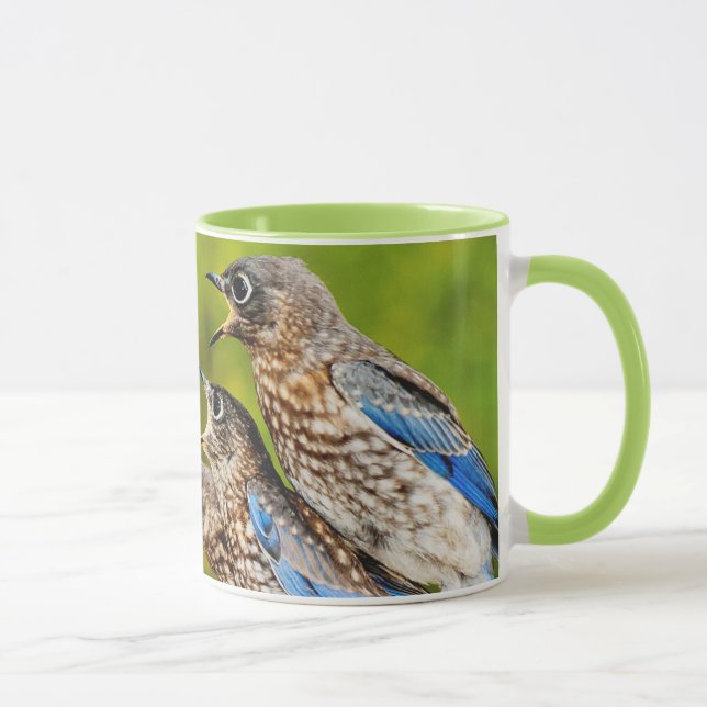 Tasse Oiseau bleu oriental (Droite)